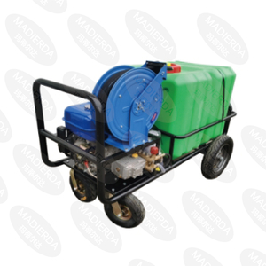 Hand Pushed Gasoline High pressure washer trailer