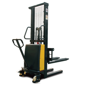 Semi-electric Stacker with Adjustable Forks