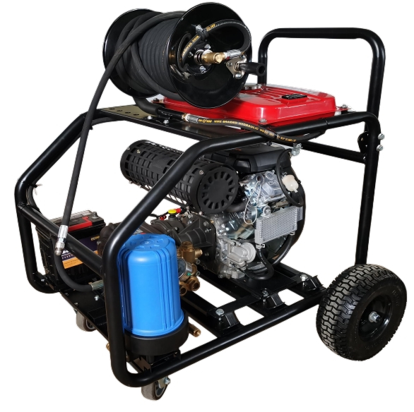 Strong Gasoline Power High Pressure Washers/Sewer& Drain Cleaner