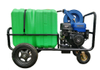 Hand Pushed Gasoline Hign pressure washer trailer