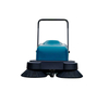 Collapsible Walk Behind Sweeper