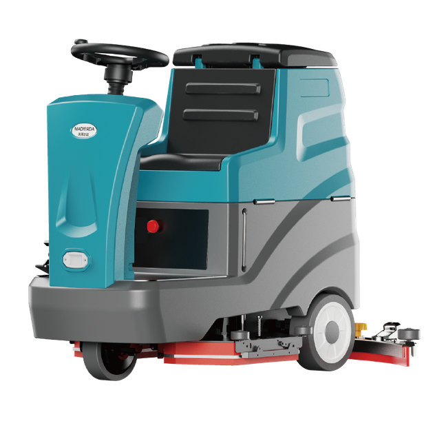 Ride-On Floor Scrubber with One/Two Brush