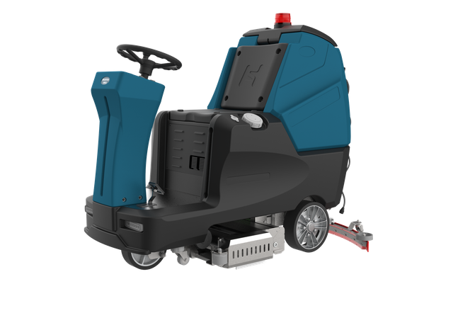 Driving Combination Sweeper-scrubbers