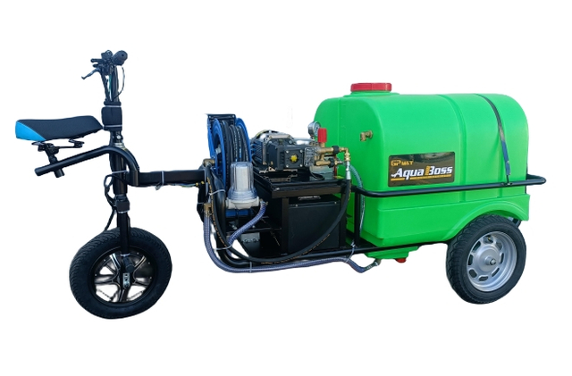 Hand-pushed or draw-bar Li-battery new energy high pressure washer