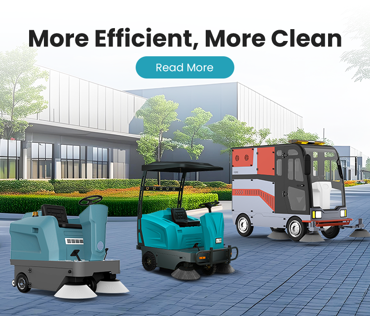 More efficient floor scrubber for cleaning