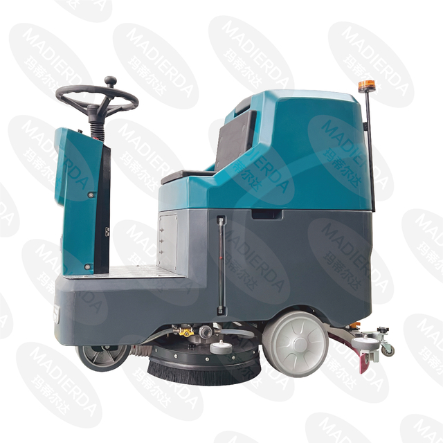 Ride-On Floor Scrubber with lead acid battery