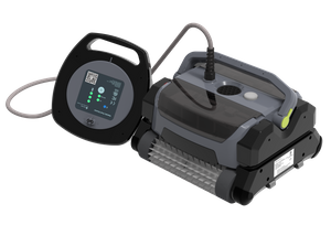 Rob&ocirc; de limpeza de piscina movido a bateria